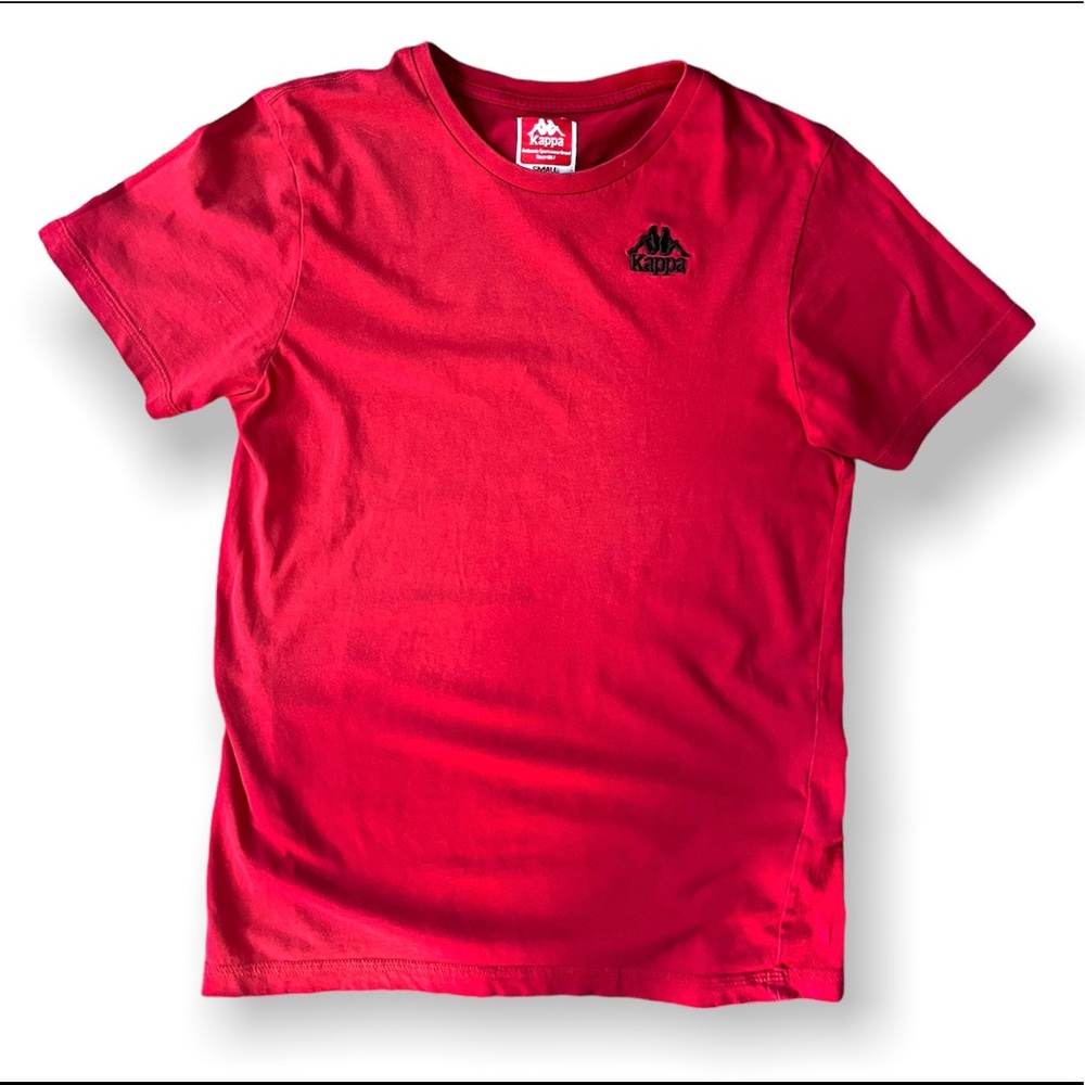 Small Red Kappa Logo T-Shirt